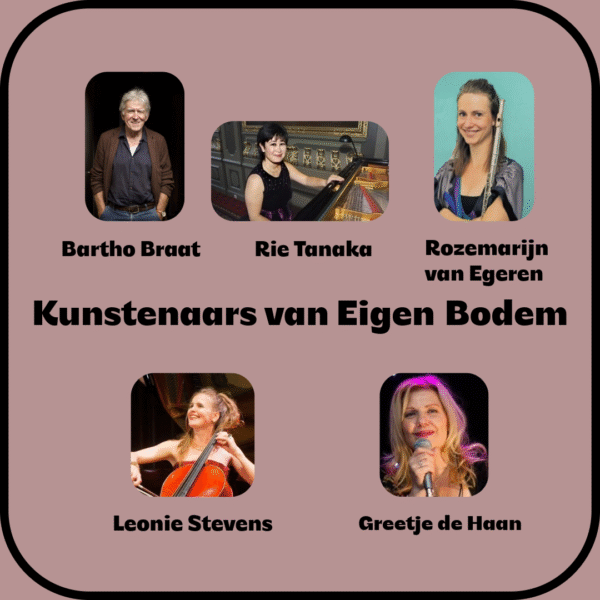 Ticket concert 19 april 2026 Kunstenaars van Eigen Bodem